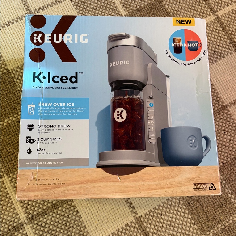 Keurig K-Iced Single Serve Coffee Maker - Gray